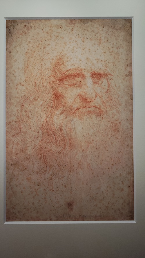 Autorrretrato de Leonardo Da Vinci en Turin